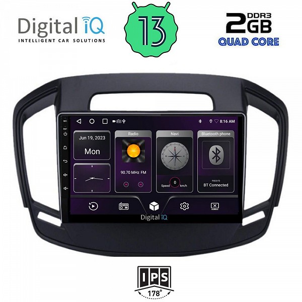 DIGITAL IQ BXB 1492_GPS (9inc) MULTIMEDIA TABLET OEM OPEL INSIGNIAmod.2014-2017
