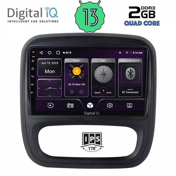 DIGITAL IQ BXB 1499_GPS (9inc) MULTIMEDIA TABLET OEM OPEL VIVARO ? RENAULT TRAFIC ? FIAT TALENDO ? NISSAN NV 300 mod. 2014>