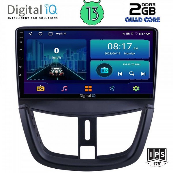 DIGITAL IQ BXB 1507_GPS (9inc) MULTIMEDIA TABLET OEM PEUGEOT 207 mod. 2007>