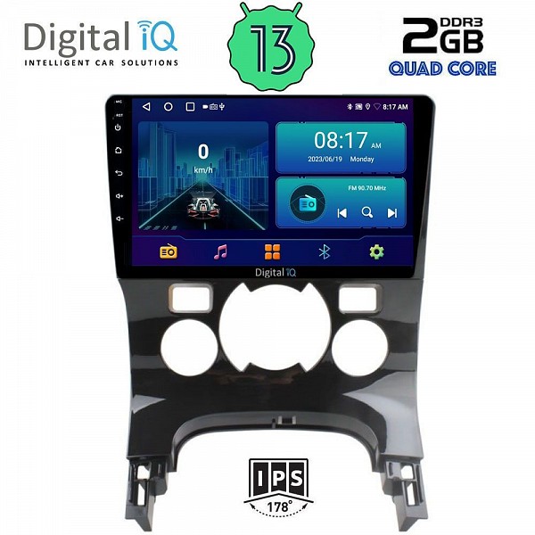 DIGITAL IQ BXB 1515_GPS CLIMA (9inc) MULTIMEDIA TABLET OEM PEUGEOT 3008 mod. 2008-2016  CLIMA
