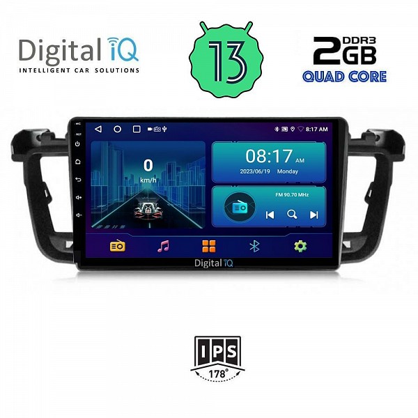 DIGITAL IQ BXB 1518_GPS (9inc) MULTIMEDIA TABLET OEM PEUGEOT 508 mod. 2010-2016