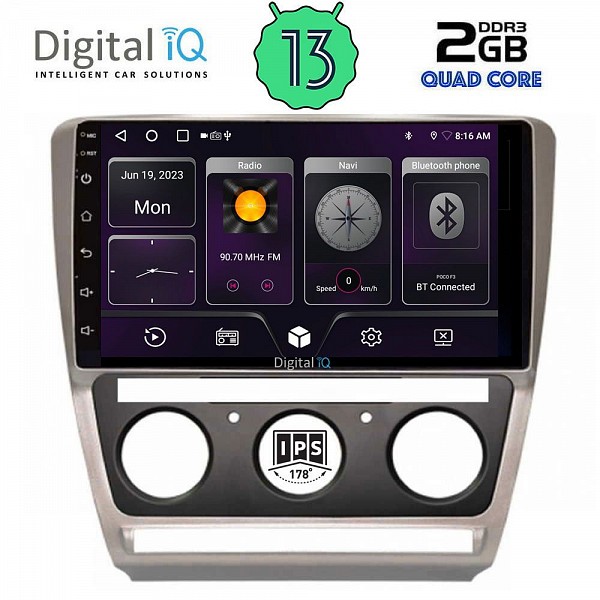 DIGITAL IQ BXB 1595_GPS (10inc) MULTIMEDIA TABLET OEM SKODA OCTAVIA 5 mod. 2005-2012