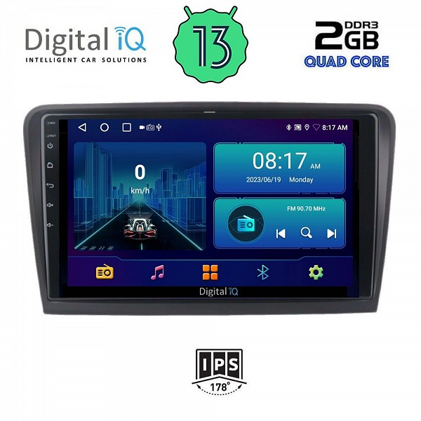 DIGITAL IQ BXB 1601_GPS (9inc) MULTIMEDIA TABLET OEM SKODA RAPID mod. 2012>