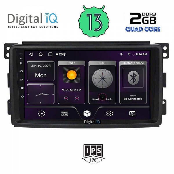 DIGITAL IQ BXB 1621_GPS (9inc) MULTIMEDIA TABLET OEM SMART mod. 2007-2010