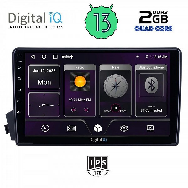 DIGITAL IQ BXB 1650_GPS (9inc) MULTIMEDIA TABLET OEM SSANGYANG ACTYON - KYRON mod. 2006-2015