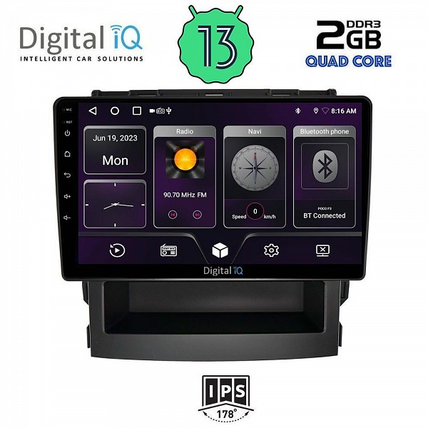 DIGITAL IQ BXB 1664_GPS (9inc) MULTIMEDIA TABLET OEM SUBARU FORESTER - IMPREZA mod. 2019>