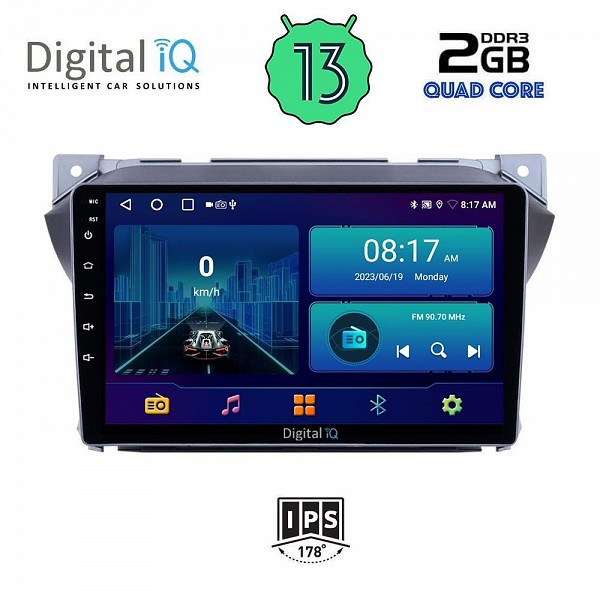 DIGITAL IQ BXB 1670_GPS (9inc)MULTIMEDIA TABLET OEM SUZUKI ALTO - NISSAN PIXO 2009>