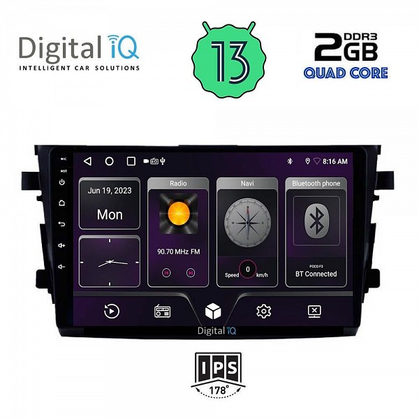 DIGITAL IQ BXB 1674_GPS (9inc) MULTIMEDIA TABLET OEM SUZUKI CELERIO mod. 2015>