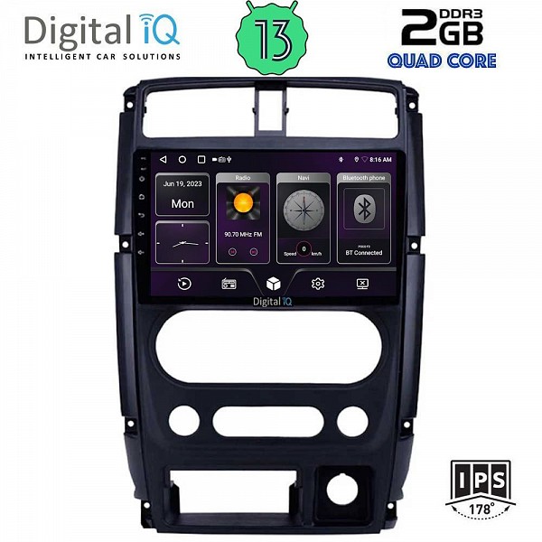 DIGITAL IQ BXB 1678_GPS (9inc) MULTIMEDIA TABLET OEM SUZUKI JIMNY mod. 2007-2017