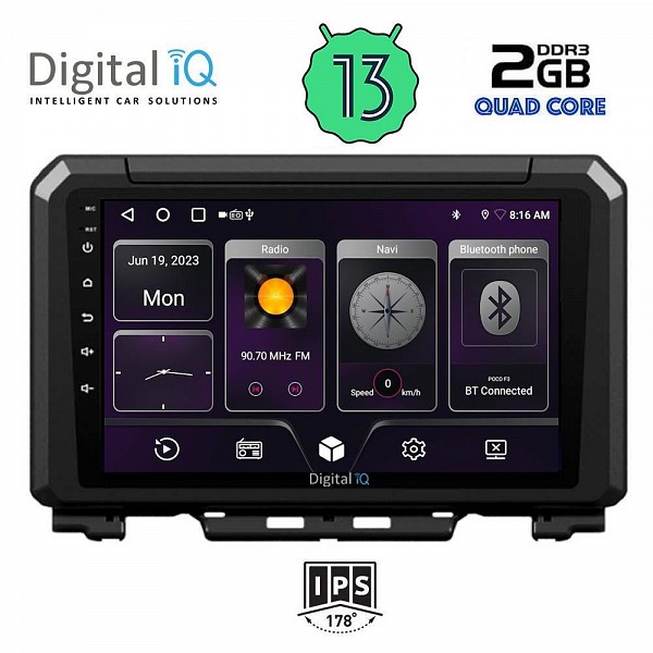 DIGITAL IQ BXB 1679_GPS (9inc) MULTIMEDIA TABLET OEM SUZUKI JIMNY mod. 2017>