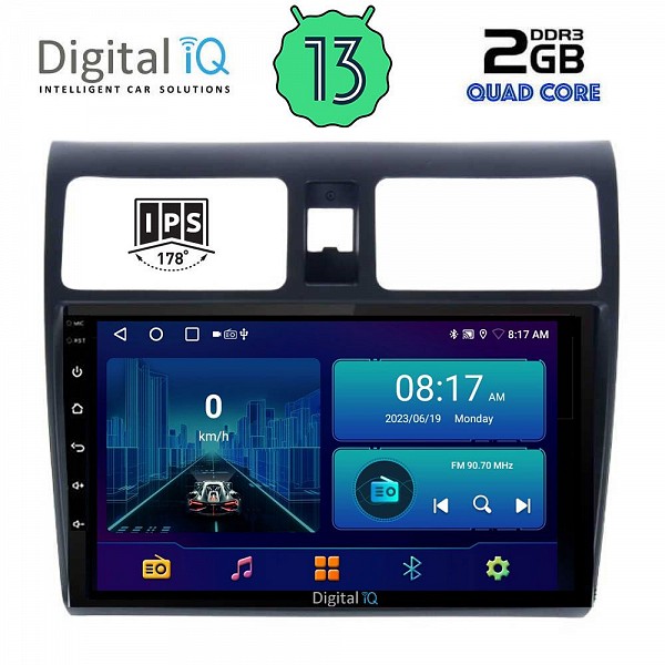 DIGITAL IQ BXB 1684_GPS (10inc) MULTIMEDIA TABLET OEM SUZUKI SWIFT mod. 2005-2011