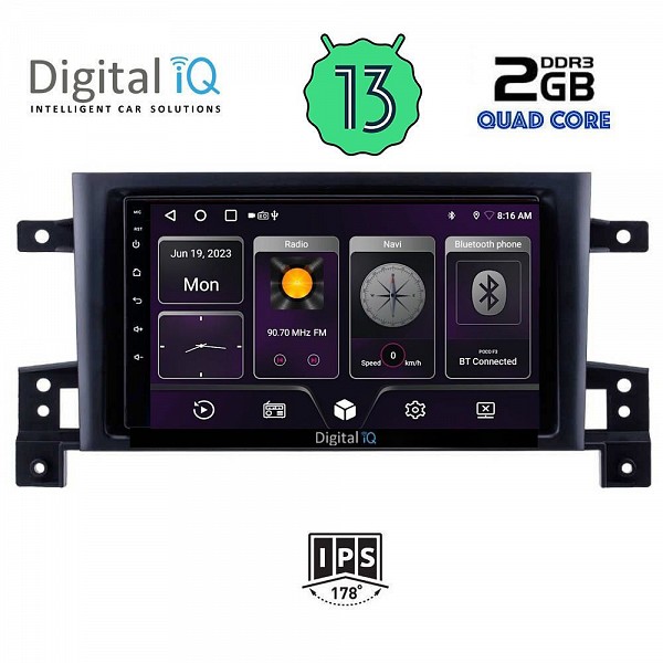 DIGITAL IQ BXB 1696_GPS (9inc) MULTIMEDIA TABLET OEM SUZUKI GRAND VITARA mod. 2005-2015