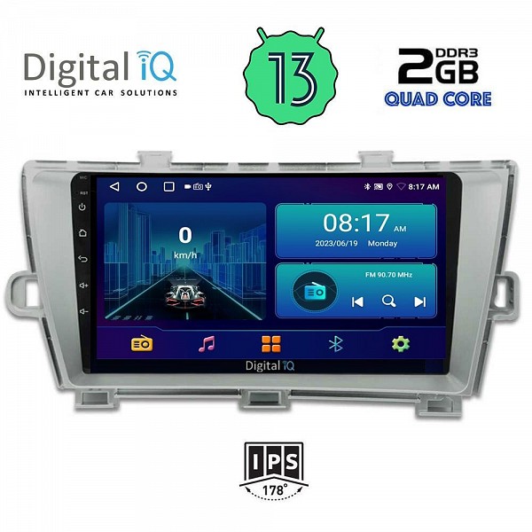 DIGITAL IQ BXB 1726_GPS (9inc) MULTIMEDIA TABLET OEM TOYOTA PRIUS mod. 2009-2015