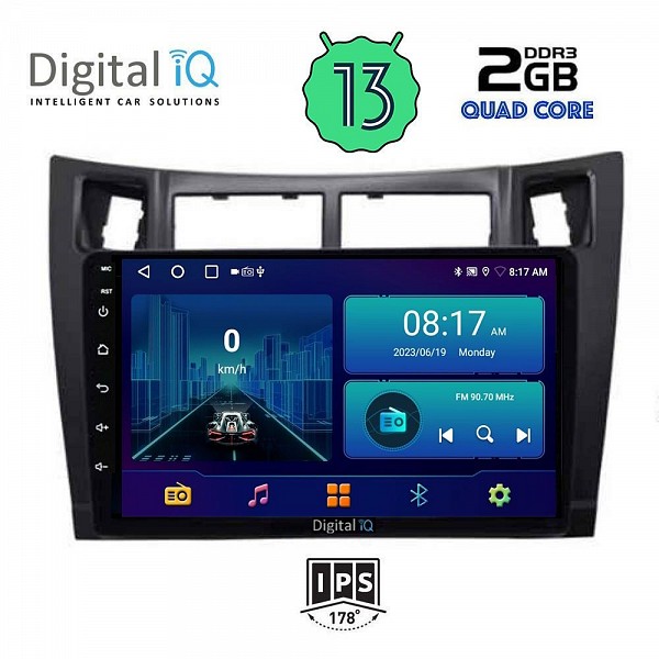 DIGITAL IQ BXB 1736_GPS (9inc) MULTIMEDIA TABLET OEM TOYOTA YARISmod. 2006-2011