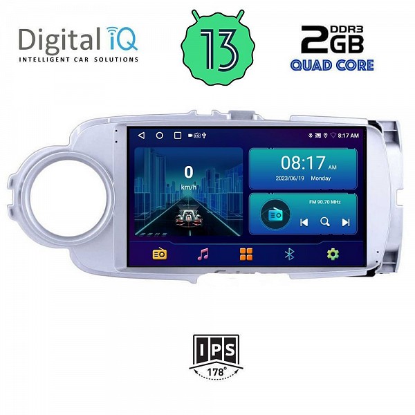 DIGITAL IQ BXB 1737_GPS (9inc) MULTIMEDIA TABLET OEM TOYOTA YARIS mod. 2011-2020