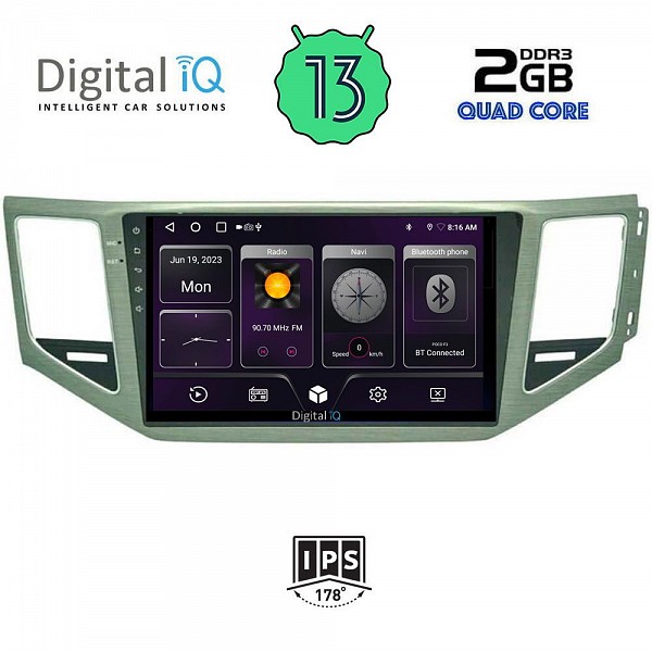 DIGITAL IQ BXB 1745_GPS (10inc) MULTIMEDIA TABLET OEM VW GOLF SPORTSVAN mod. 2014>