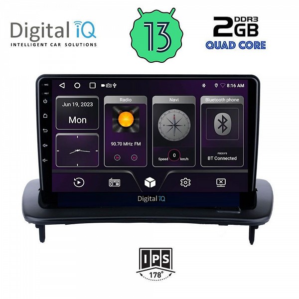 DIGITAL IQ BXB 1783_GPS (9inc) MULTIMEDIA TABLET OEM VOLVO C30 - S40 mod. 2005-2013