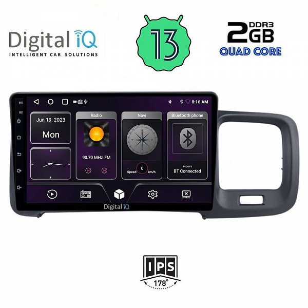 DIGITAL IQ BXB 1785_GPS (9inc) MULTIMEDIA TABLET OEM VOLVO S60 mod. 2010-2018