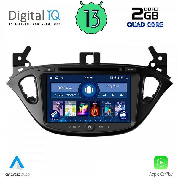 DIGITAL IQ MSD 221_CPA (8" DECK) MULTIMEDIA OEM OPEL ADAM - CORSA E mod. 2014-2022