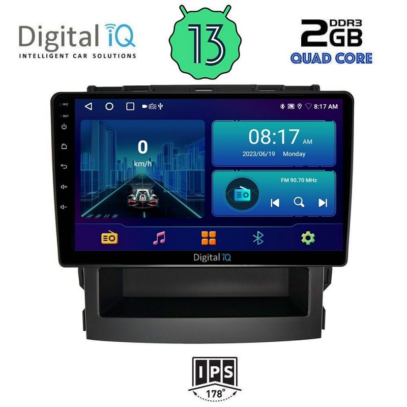 DIGITAL IQ BXB 1664_GPS (9inc) MULTIMEDIA TABLET OEM SUBARU FORESTER - IMPREZA mod. 2019>