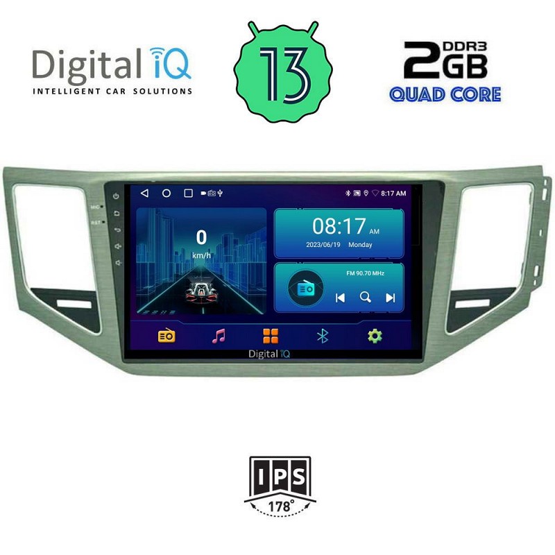 DIGITAL IQ BXB 1745_GPS (10inc) MULTIMEDIA TABLET OEM VW GOLF SPORTSVAN mod. 2014>