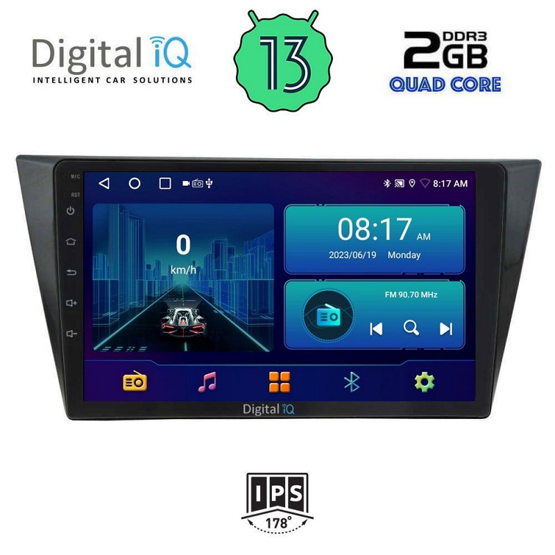 DIGITAL IQ BXB 1761_GPS (10inc) MULTIMEDIA TABLET OEM VW TIGUAN mod. 2016>