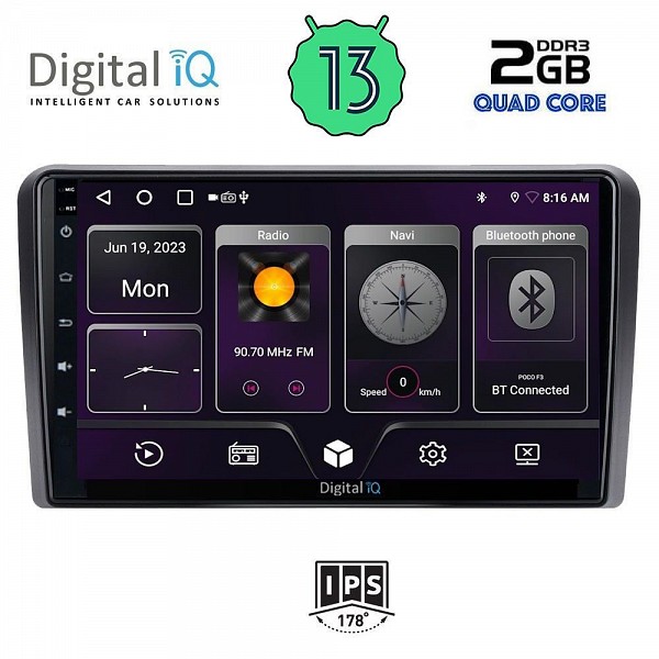DIGITAL IQ BXB 1168RD_GPS (9inc) MULTIMEDIA TABLET OEM FORD mod. 2007-2011