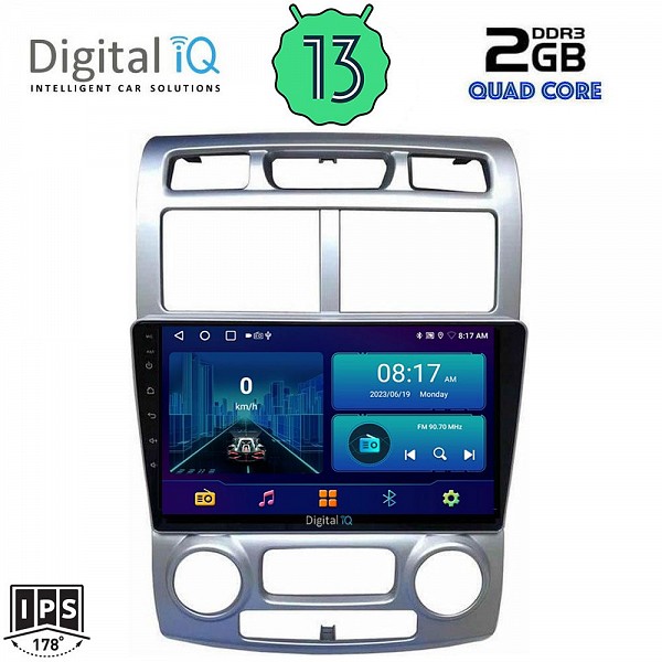 DIGITAL IQ BXB 1324_GPS (CLIMA) (9inc) MULTIMEDIA TABLET OEM KIA SPORTAGE mod. 2004-2010