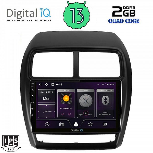DIGITAL IQ BXB 1431_GPS (10inc) MULTIMEDIA TABLET OEM MITSUBISHI ASX mod. 2020>
