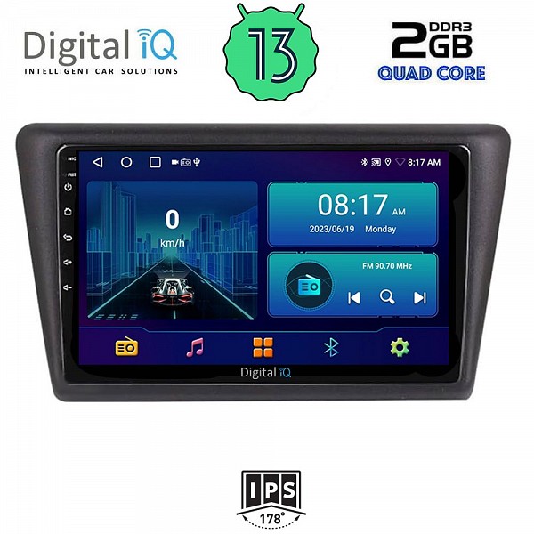 DIGITAL IQ BXB 1600_GPS (9inc) MULTIMEDIA TABLET OEM SKODA RAPIDSPACEBACK mod. 2014>