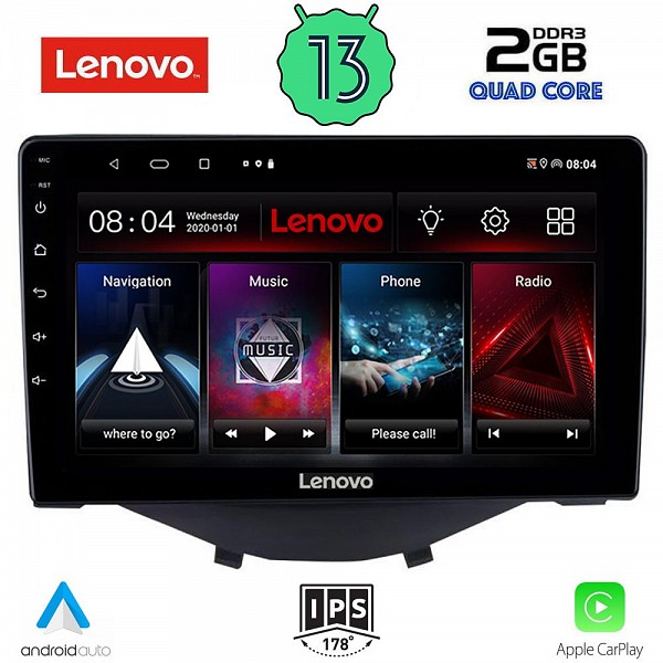 Digital iQ LENOVO LVD 4715_CPA CLIMA (9inc) MULTIMEDIA TABLET OEM CITROEN C1-PEUGEOT 108-TOYOTA AYGO mod. 2014>