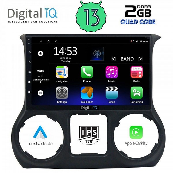 DIGITAL IQ RSB 2296_CPA (10inc) MULTIMEDIA TABLET OEM JEEP WRANGLER  mod. 2014-2017