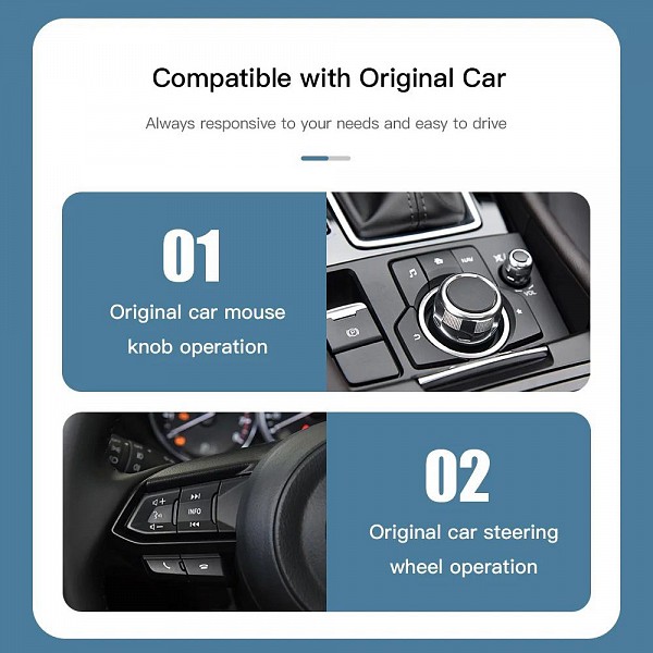 DIGITAL IQ MZ 252 CPAA (CARPLAY / ANDROID AUTO OEM Upgrade for MAZDA mod. 2016-2021)