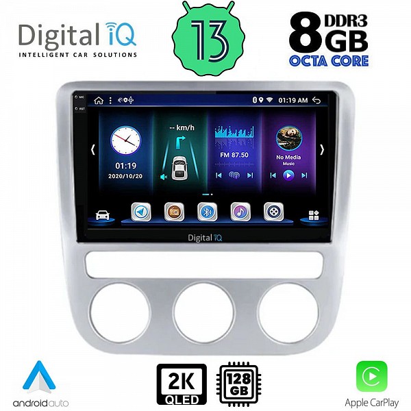 DIGITAL IQ BXD 11752_CPA CLIMA (9inc) MULTIMEDIA TABLET OEM VW EOS mod. 2006> - SCIROCCO mod. 2008-2014