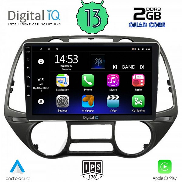 DIGITAL IQ RSB 2226_CPA  (9inc) MULTIMEDIA TABLET OEM HYUNDAI i20 mod. 2008-2013