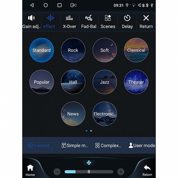 Digital iQ LENOVO SSW 10878_CPA TESLA STYLE OEM JEEP COMPASS mod. 2017-2020
