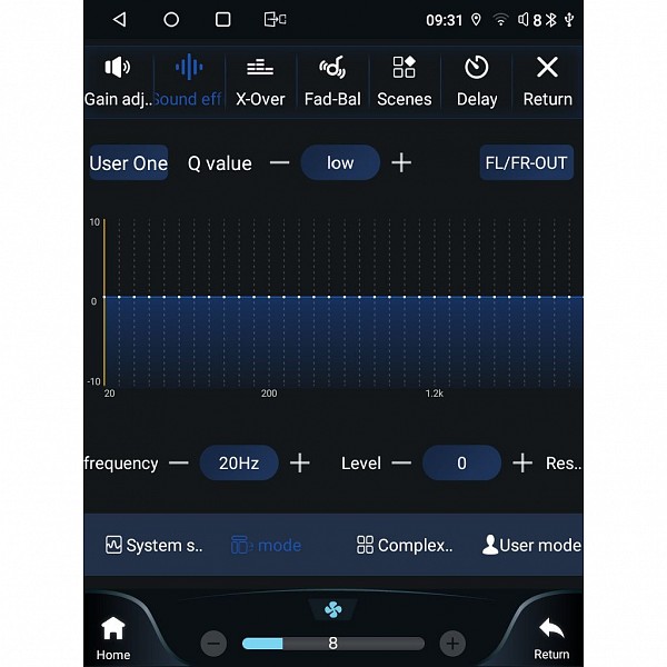 Digital iQ LENOVO SSW 10878_CPA TESLA STYLE OEM JEEP COMPASS mod. 2017-2020