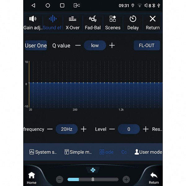 Digital iQ LENOVO SSW 10878_CPA TESLA STYLE OEM JEEP COMPASS mod. 2017-2020