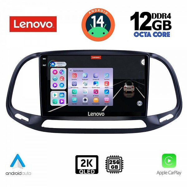 Digital iQ LENOVO SSZ 12138_CPA (9inc) MULTIMEDIA TABLET for FIAT DOBLO ? OPEL COMBO mod. 2015-2018