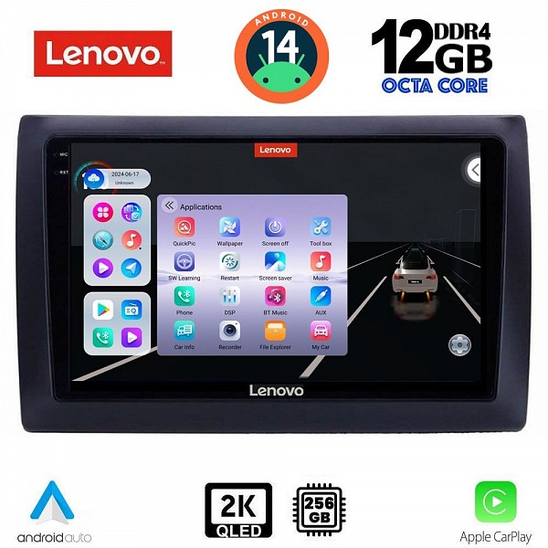 Digital iQ LENOVO SSZ 12145_CPA (9inc) MULTIMEDIA TABLET for FIAT STILO mod. 2001-2007