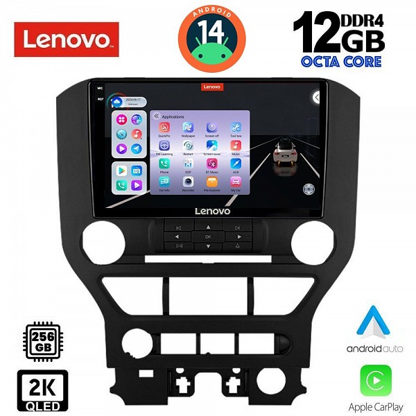 Digital iQ LENOVO SSZ 12166_CPA (9inc) MULTIMEDIA TABLET for FORD MUSTANG mod. 2015-2020