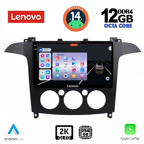 Digital iQ LENOVO SSZ 12175_CPA A/C (9inc) MULTIMEDIA TABLET for FORD SMAX mod. 2006-2014