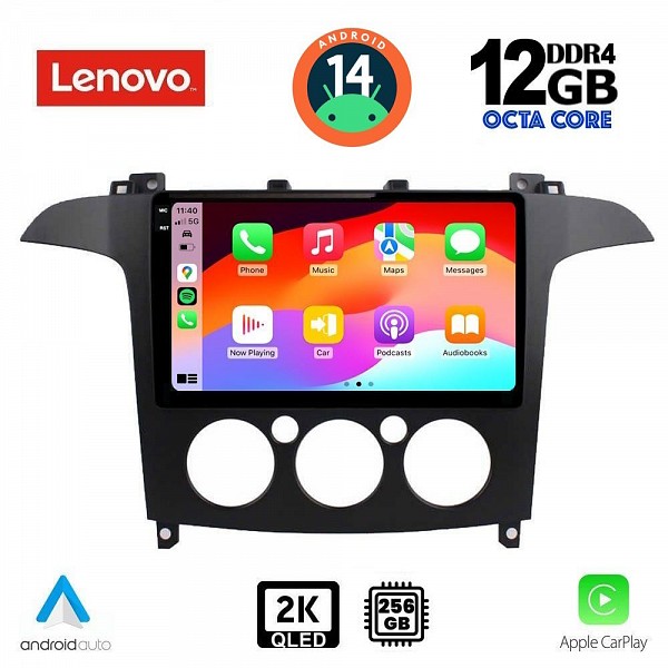 Digital iQ LENOVO SSZ 12175_CPA A/C (9inc) MULTIMEDIA TABLET for FORD SMAX mod. 2006-2014