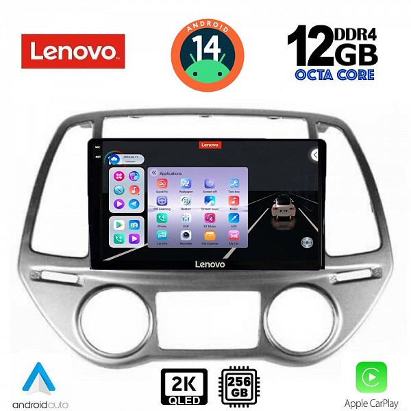 Digital iQ LENOVO SSZ 12227_CPA CLIMA (9inc) MULTIMEDIA TABLET for HYUNDAI i20 mod. 2008-2012