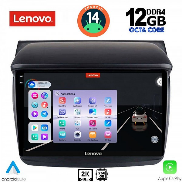 Digital iQ LENOVO SSZ 12436_CPA (9inc) MULTIMEDIA TABLET for MITSUBISHI L200 mod. 2006-2015