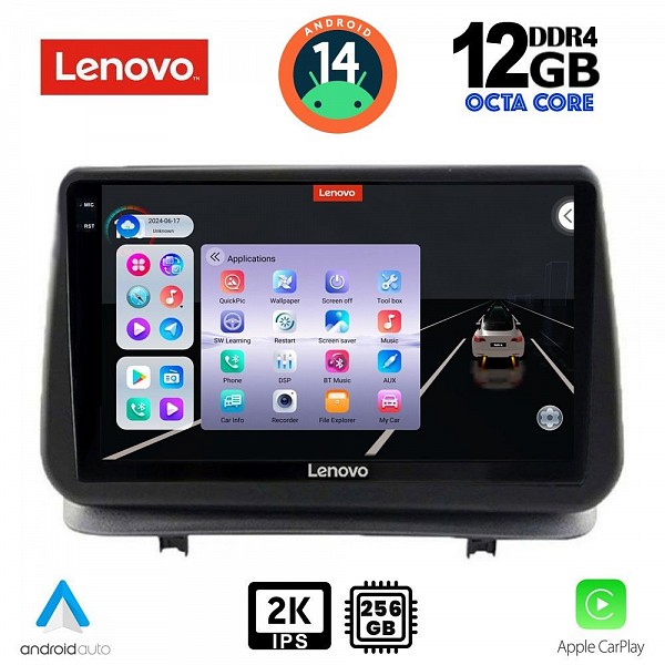 Digital iQ LENOVO SSZ 12543_CPA (9inc) MULTIMEDIA TABLET for RENAULT CLIO mod. 2005-2011