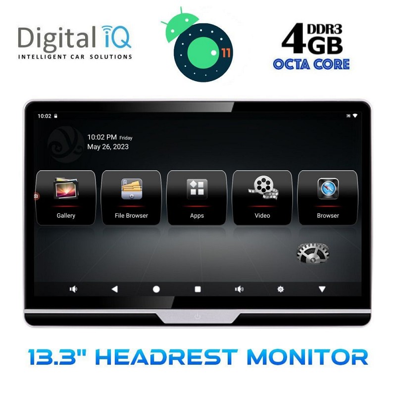DIGITAL IQ AN1364_HR 13.3? HEADREST MONITOR