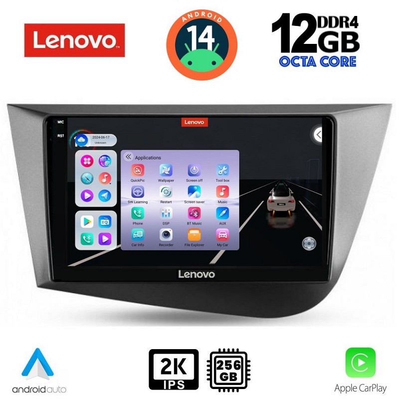 Digital iQ LENOVO SSZ 12574_CPA (9inc) MULTIMEDIA TABLET for SEAT LEON mod. 2005-2012
