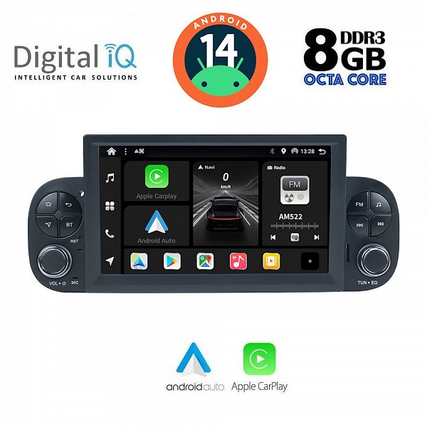 DIGITAL IQ BXF 722_CPAA (7" DECK) MULTIMEDIA for FIAT PANDA mod. 2012-2021