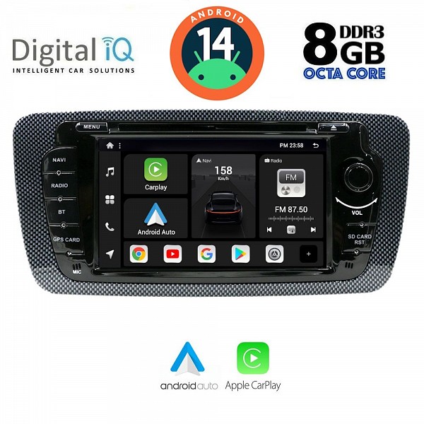 DIGITAL IQ BXF 747_CPAA (7" DVD) MULTIMEDIA for SEAT IBIZA mod. 2008-2015